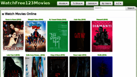 What Watchfree123movies.video website looked like in 2018 (5 years ago)