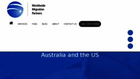 What Worldwidemigrationpartners.com website looked like in 2018 (5 years ago)