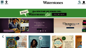 What Waterstones.com website looked like in 2018 (5 years ago)