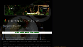 What Wickedparrot.com website looked like in 2018 (5 years ago)