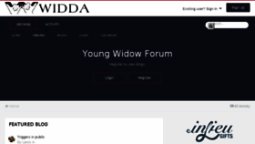 What Widda.org website looked like in 2018 (5 years ago)