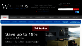 What Whitfordshomeappliances.com.au website looked like in 2018 (5 years ago)