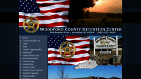 What Woodfordcountydetention.com website looked like in 2018 (5 years ago)