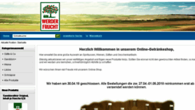 What Werder-frucht-shop.com website looked like in 2018 (5 years ago)