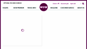 What Wowair.us website looked like in 2018 (5 years ago)