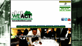 What Weact.nyc website looked like in 2018 (5 years ago)