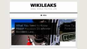 What Wikileaks.info website looked like in 2018 (5 years ago)