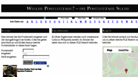 What Welche-postleitzahl.de website looked like in 2018 (5 years ago)