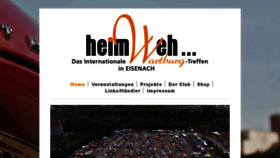 What Wartburgtreffen.de website looked like in 2018 (5 years ago)