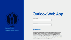 What Webmail.ggusd.us website looked like in 2018 (6 years ago)