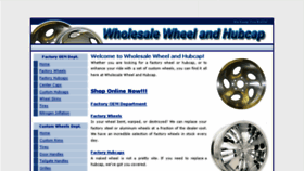 What Wholesalewheel.net website looked like in 2018 (5 years ago)