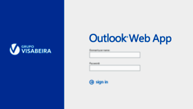 What Webmail.grupovisabeira.com website looked like in 2018 (5 years ago)