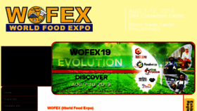 What Wofex.com website looked like in 2018 (5 years ago)