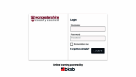What Worcestershirecountycouncil.bksblive2.co.uk website looked like in 2018 (5 years ago)