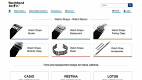 What Watchband-shop.com website looked like in 2018 (5 years ago)