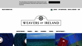 What Weaversofireland.com website looked like in 2018 (5 years ago)