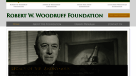 What Woodruff.org website looked like in 2018 (5 years ago)