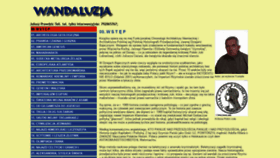 What Wandaluzja.pl website looked like in 2018 (5 years ago)