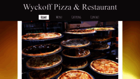What Wyckoffpizza.com website looked like in 2018 (5 years ago)