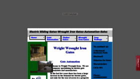 What Wrightwroughtiron.co.uk website looked like in 2018 (5 years ago)
