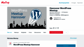 What Wpmeetup-hannover.de website looked like in 2018 (5 years ago)