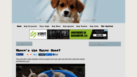 What Welovedogsandpuppies.com website looked like in 2018 (5 years ago)