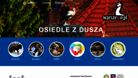 What Warszewo.pl website looked like in 2018 (5 years ago)