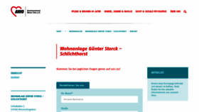 What Wohnanlage-schlichthorst.de website looked like in 2018 (5 years ago)
