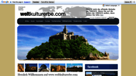 What Weltkulturerbe.com website looked like in 2018 (5 years ago)