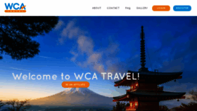 What Wcatravel.com website looked like in 2018 (5 years ago)