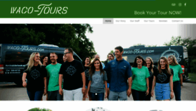 What Waco-tours.com website looked like in 2018 (5 years ago)