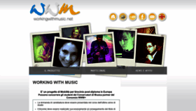 What Workingwithmusic.net website looked like in 2018 (5 years ago)