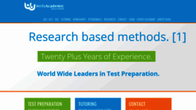 What Wellsacademics.com website looked like in 2018 (5 years ago)