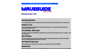 What Waveguide.co.uk website looked like in 2018 (5 years ago)