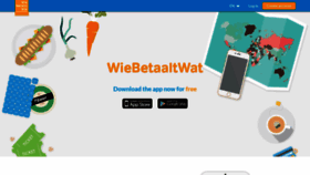 What Wiebetaaltwat.nl website looked like in 2018 (5 years ago)