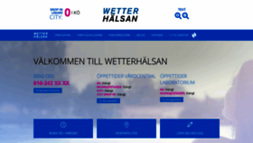What Wetterhalsan.se website looked like in 2018 (5 years ago)