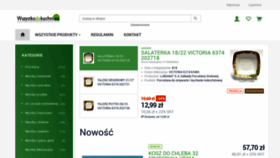 What Wszystkodokuchni.eu website looked like in 2018 (5 years ago)