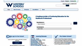 What Westernschools.com website looked like in 2018 (5 years ago)