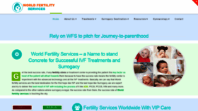 What Worldfertilityservices.com website looked like in 2018 (5 years ago)