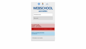 What Webschool.be website looked like in 2018 (5 years ago)
