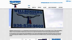 What Wellbenders.com website looked like in 2018 (5 years ago)