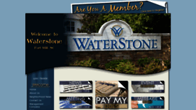 What Waterstonehoa.org website looked like in 2018 (5 years ago)