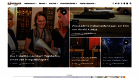 What Wiesbaden-lebt.de website looked like in 2018 (5 years ago)