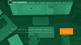 What Wecommerce.international website looked like in 2018 (5 years ago)