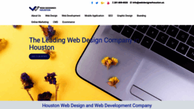What Webdesignerhouston.us website looked like in 2018 (5 years ago)