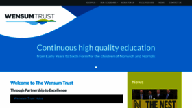 What Wensumtrust.org.uk website looked like in 2018 (5 years ago)