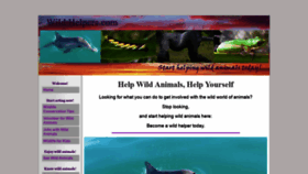 What Wildhelpers.com website looked like in 2018 (5 years ago)