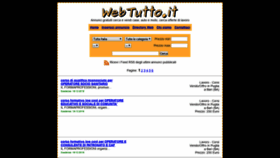 What Webtutto.it website looked like in 2018 (5 years ago)