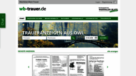 What Wb-trauer.de website looked like in 2018 (5 years ago)