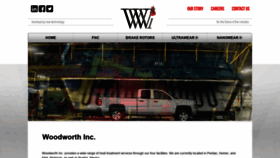 What Woodworthheattreating.com website looked like in 2018 (5 years ago)